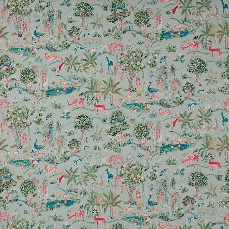 Wildwood Aqua — Jane Churchill tyg