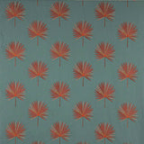 Fortunei Teal/Copper — Jane Churchill tyg