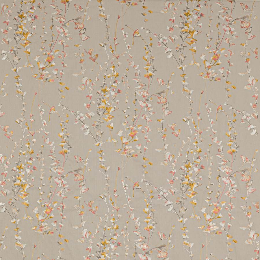 Lila Coral/Gold — Jane Churchill tyg