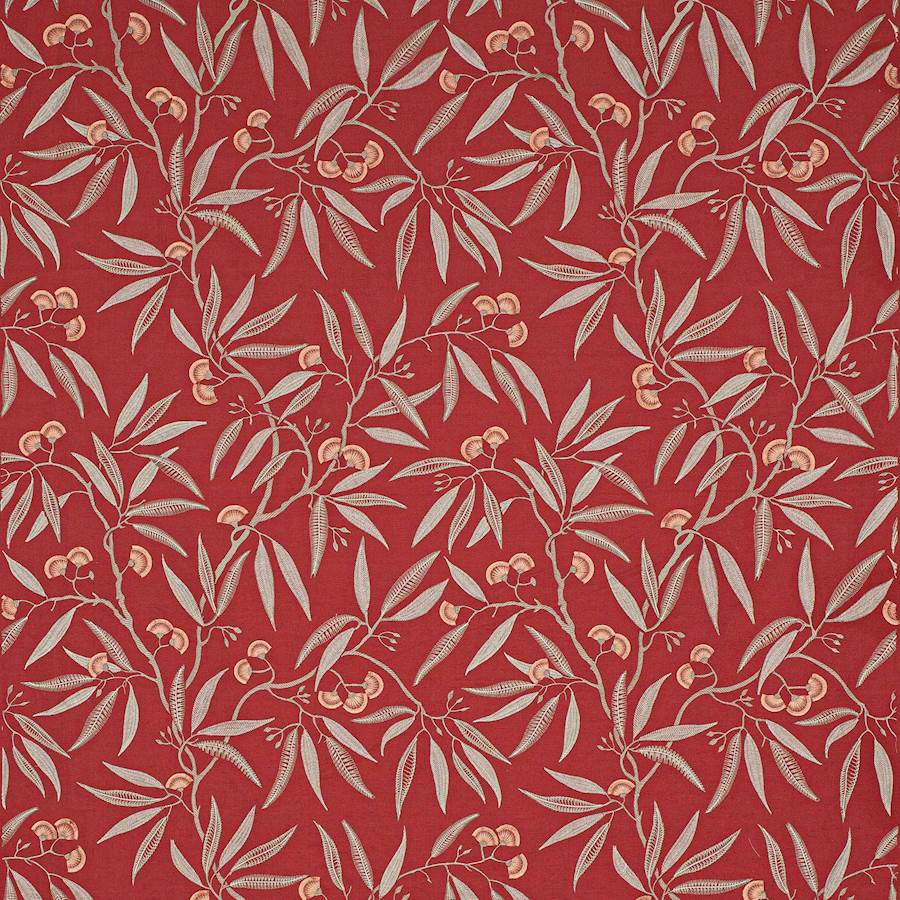 Silverwood Red — Jane Churchill tyg