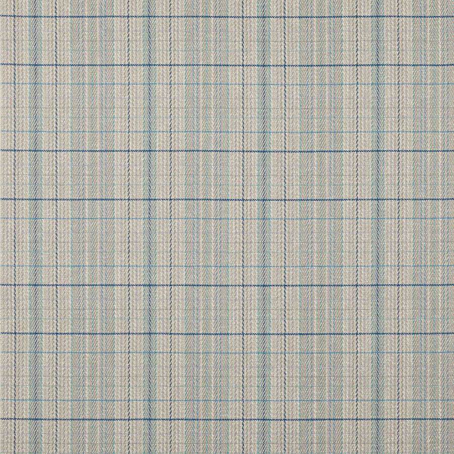 Oxana Check Blue — Jane Churchill tyg