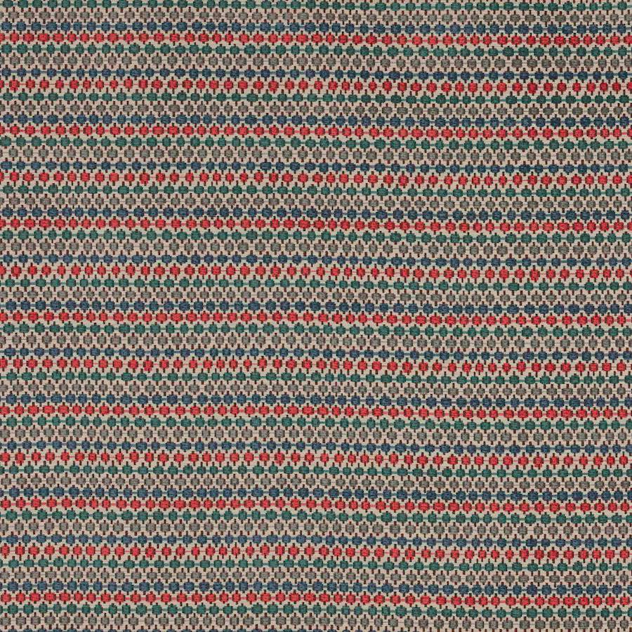 Hexam Coral/Blue — Jane Churchill tyg