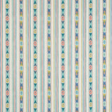 Sitari Stripe Teal/Coral — Jane Churchill tyg