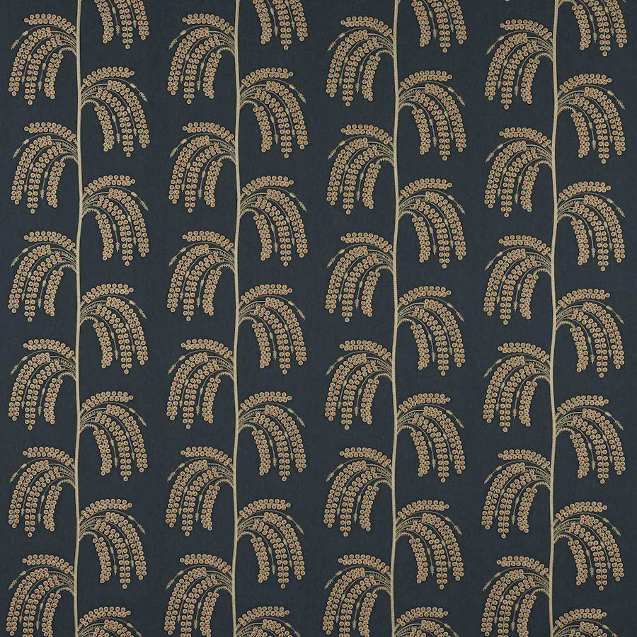 Helio Indigo/Copper — Jane Churchill tyg