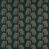 Helio Teal/Burnt Orange — Jane Churchill tyg