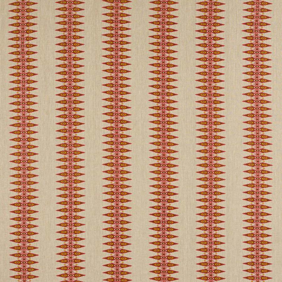 Priya Stripe Red — Jane Churchill tyg