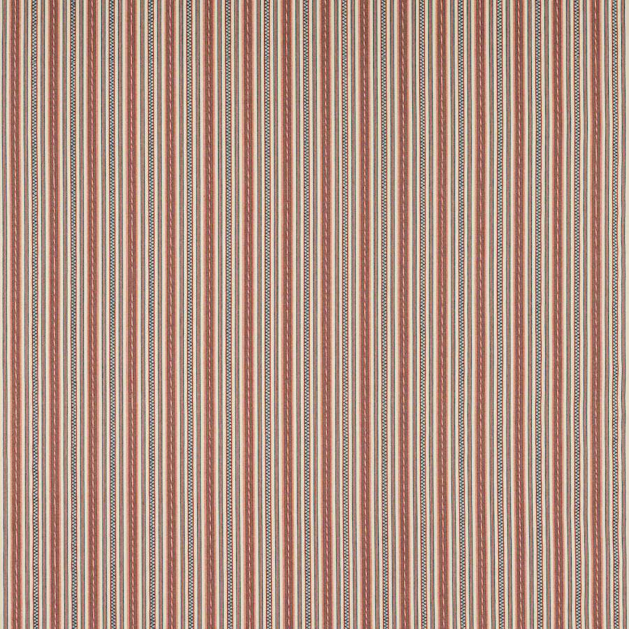Ivo Stripe Red/Indigo — Jane Churchill tyg