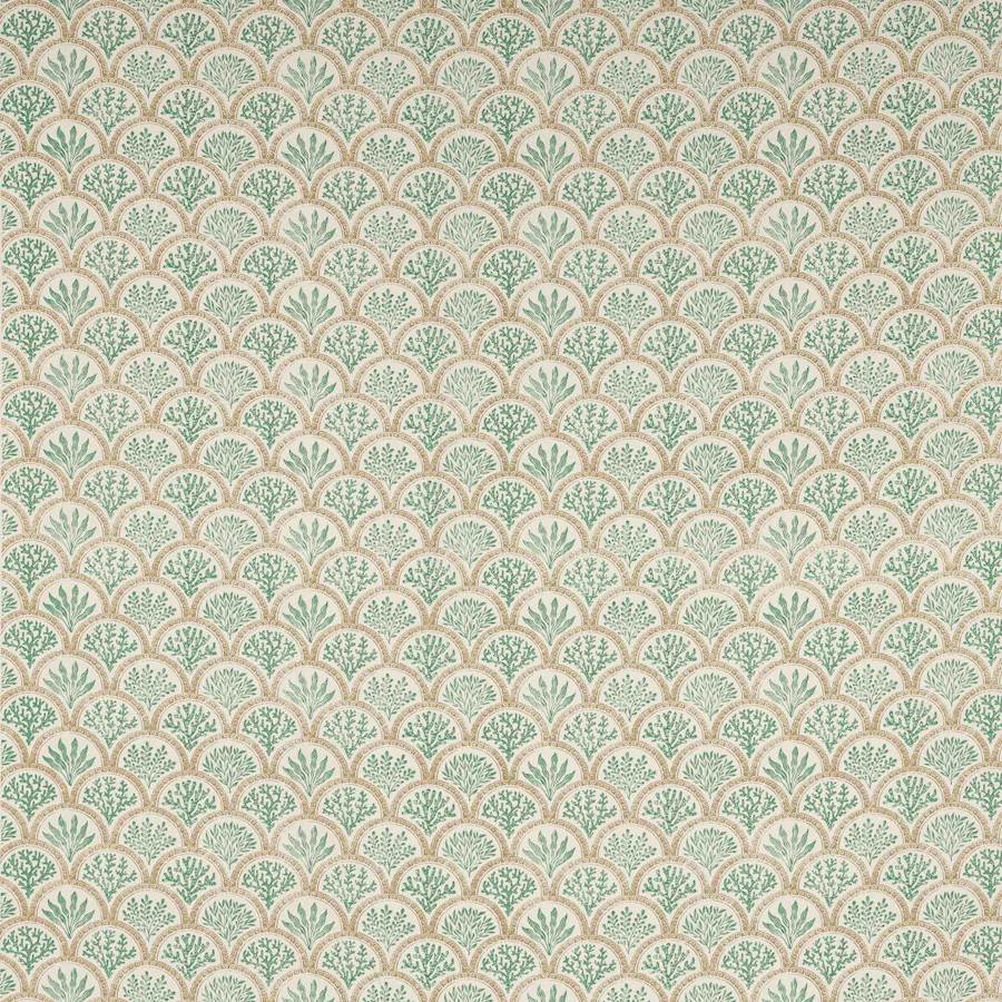 Coralli Aqua/Beige — Jane Churchill tyg