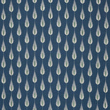 Plato Linen Tygprov — Jane Churchill Navy