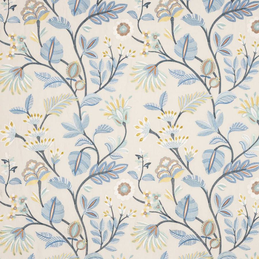 Gloriana Blue — Jane Churchill tyg