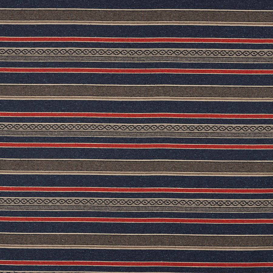 Morro Stripe Navy — Jane Churchill tyg