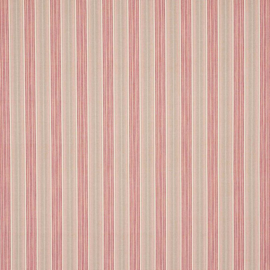 Linton Stripe Red — Jane Churchill tyg