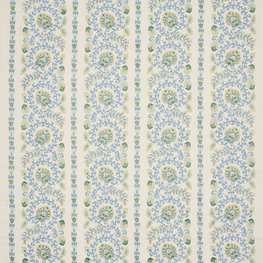 Carina Blue/Green — Jane Churchill tyg