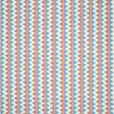 Zuri Tomato/Blue — Jane Churchill tyg