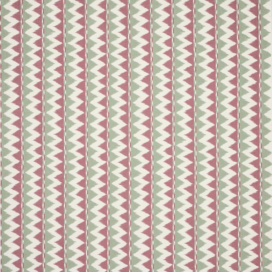 Zuri Red/Green — Jane Churchill tyg