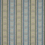 Rivina Stripe Tygprov — Jane Churchill Blue/Green