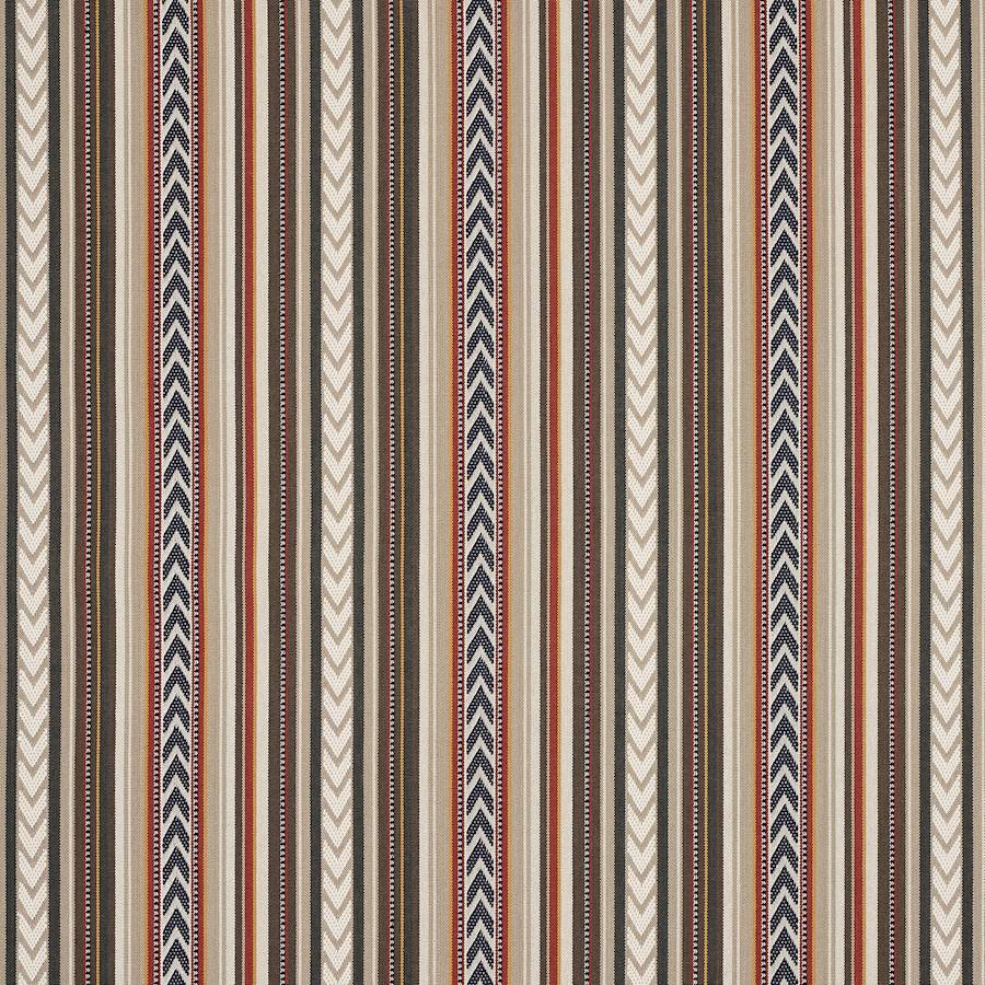 Zagara Stripe Chocolate — Jane Churchill tyg