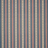 Peto Stripe Navy/Red — Jane Churchill tyg
