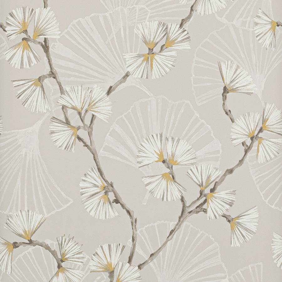 Snow Flower Natural — Jane Churchill tapet