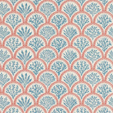 Coralli Red/Indigo — Jane Churchill tapet