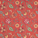 Havana Bright Red/Multi — Jane Churchill tyg