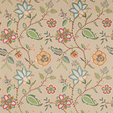 Havana Copper/Aqua — Jane Churchill tyg