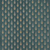 Plato Teal/Copper — Jane Churchill tyg