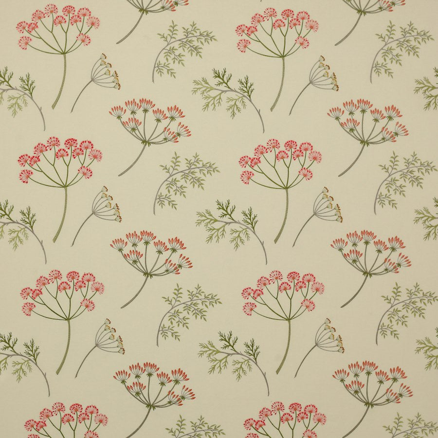 Delamere Red/Green — Jane Churchill tyg