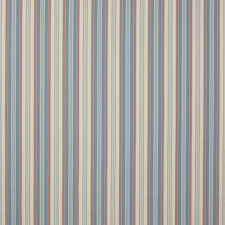 Hopwell Stripe Blue/Red — Jane Churchill tyg