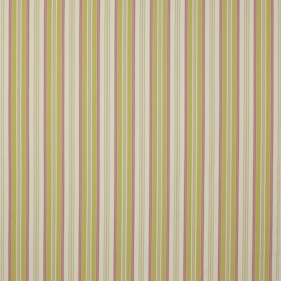 Hopwell Stripe Leaf/Pink — Jane Churchill tyg