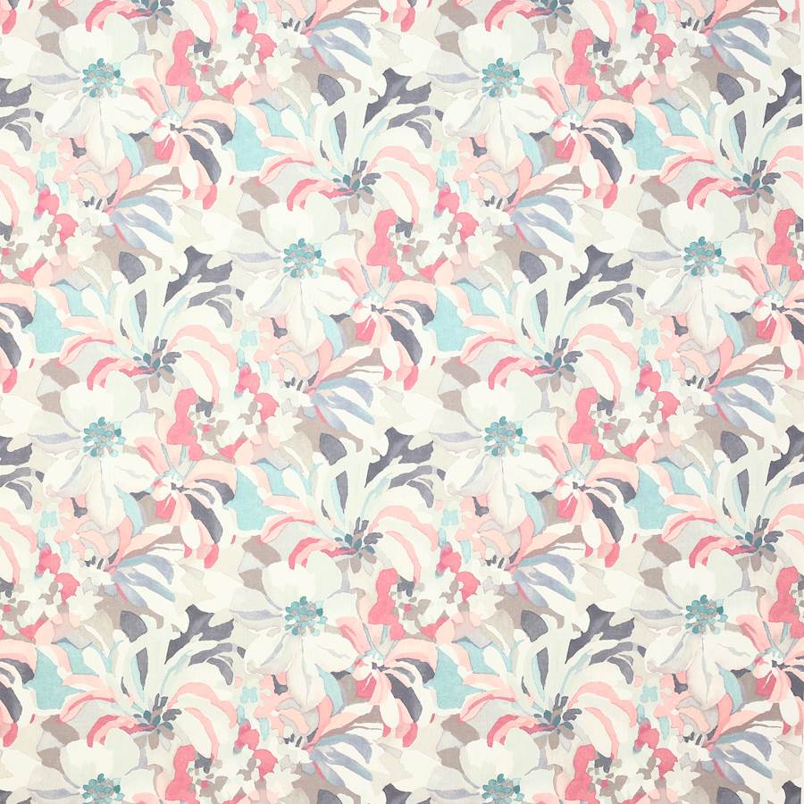 Hot House Pink/Teal — Jane Churchill tyg
