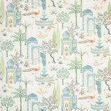 Persian Grove Teal/Aqua — Jane Churchill tyg