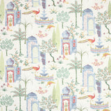 Persian Grove Red/Blue — Jane Churchill tyg