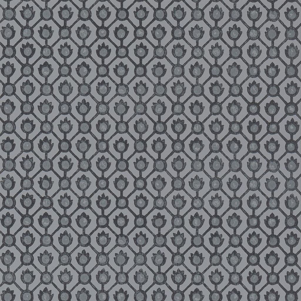 Jaal Graphite — Designers Guild tapet