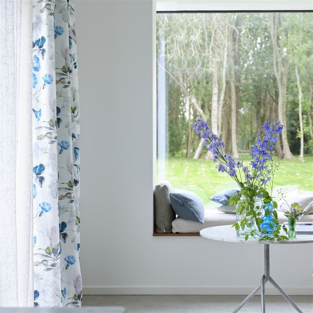 Japanese Magnolia Tyg — Designers Guild i miljö