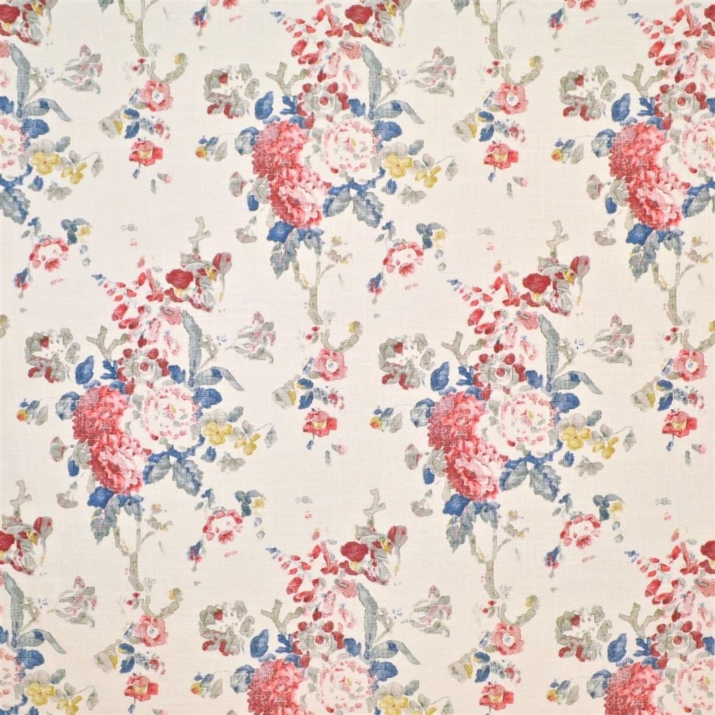 Jardin Floral Summer Canvas — Ralph Lauren Home tyg