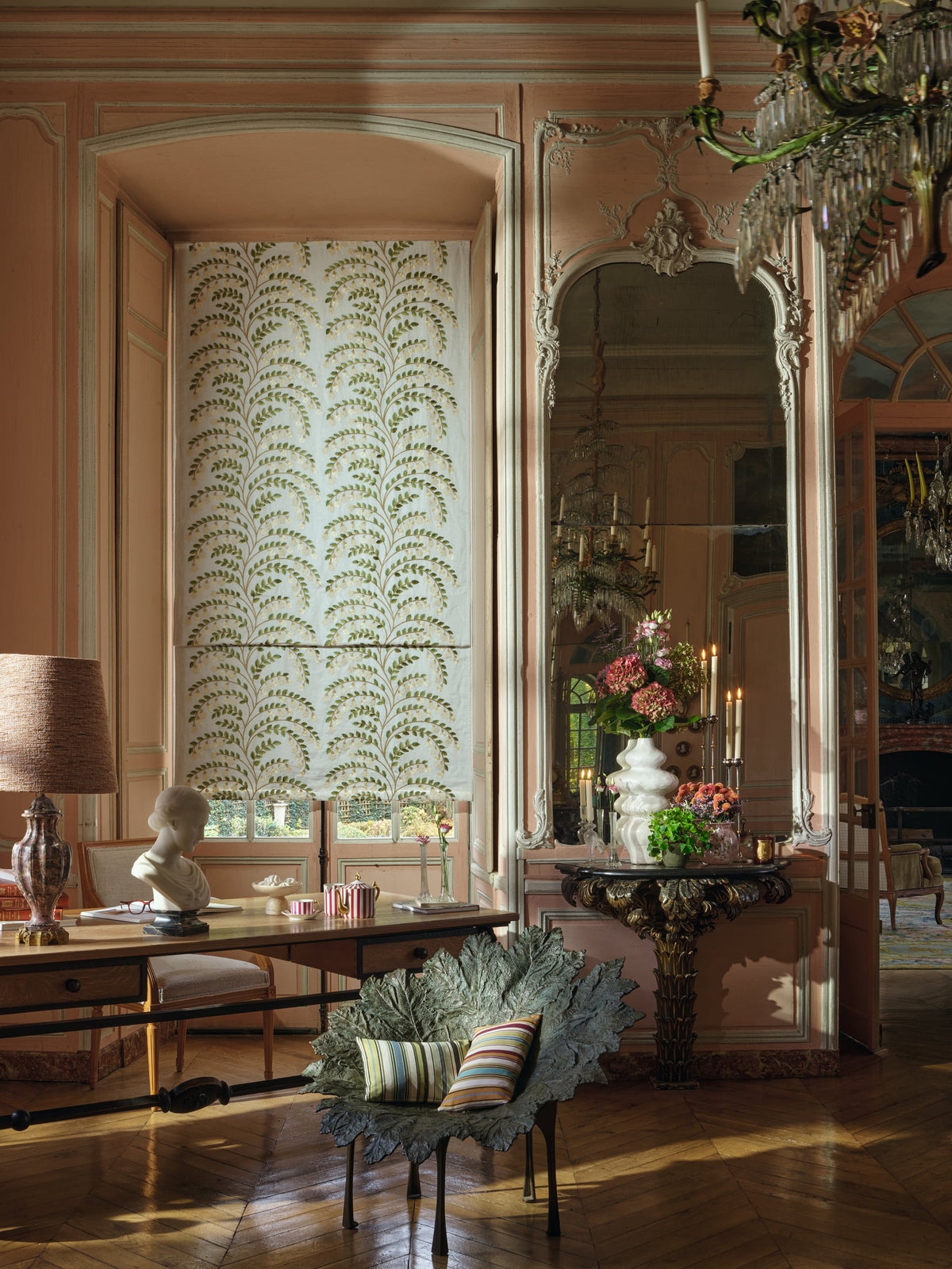 Jasmine room setting — Pierre Frey fabric