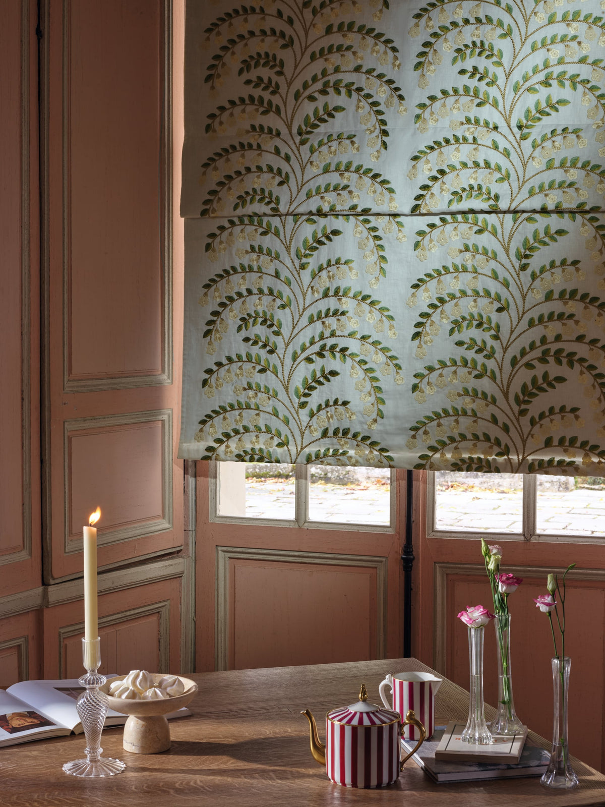 Jasmine room setting — Pierre Frey fabric