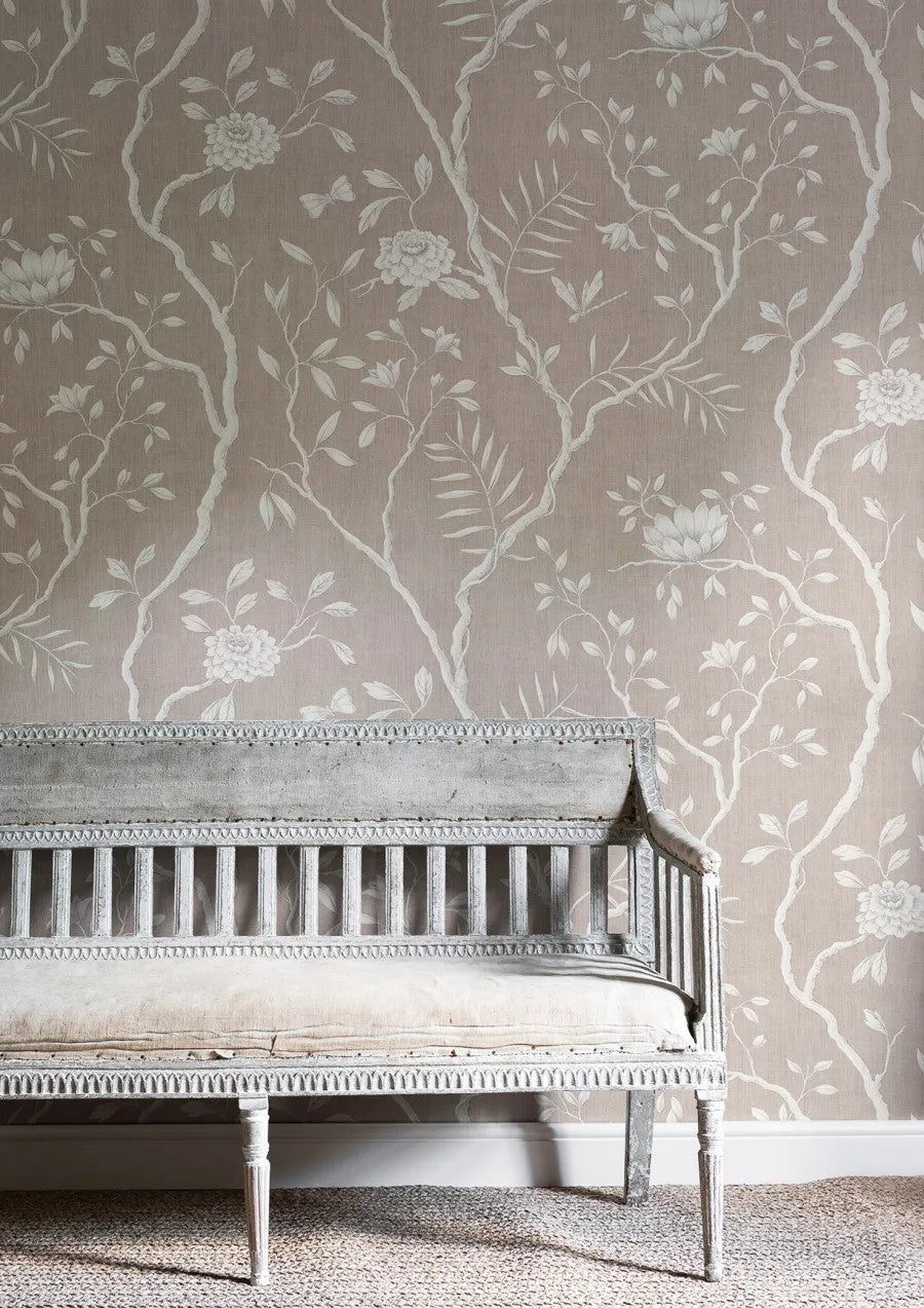Jasper Peony Almond — Lewis & Wood tapet