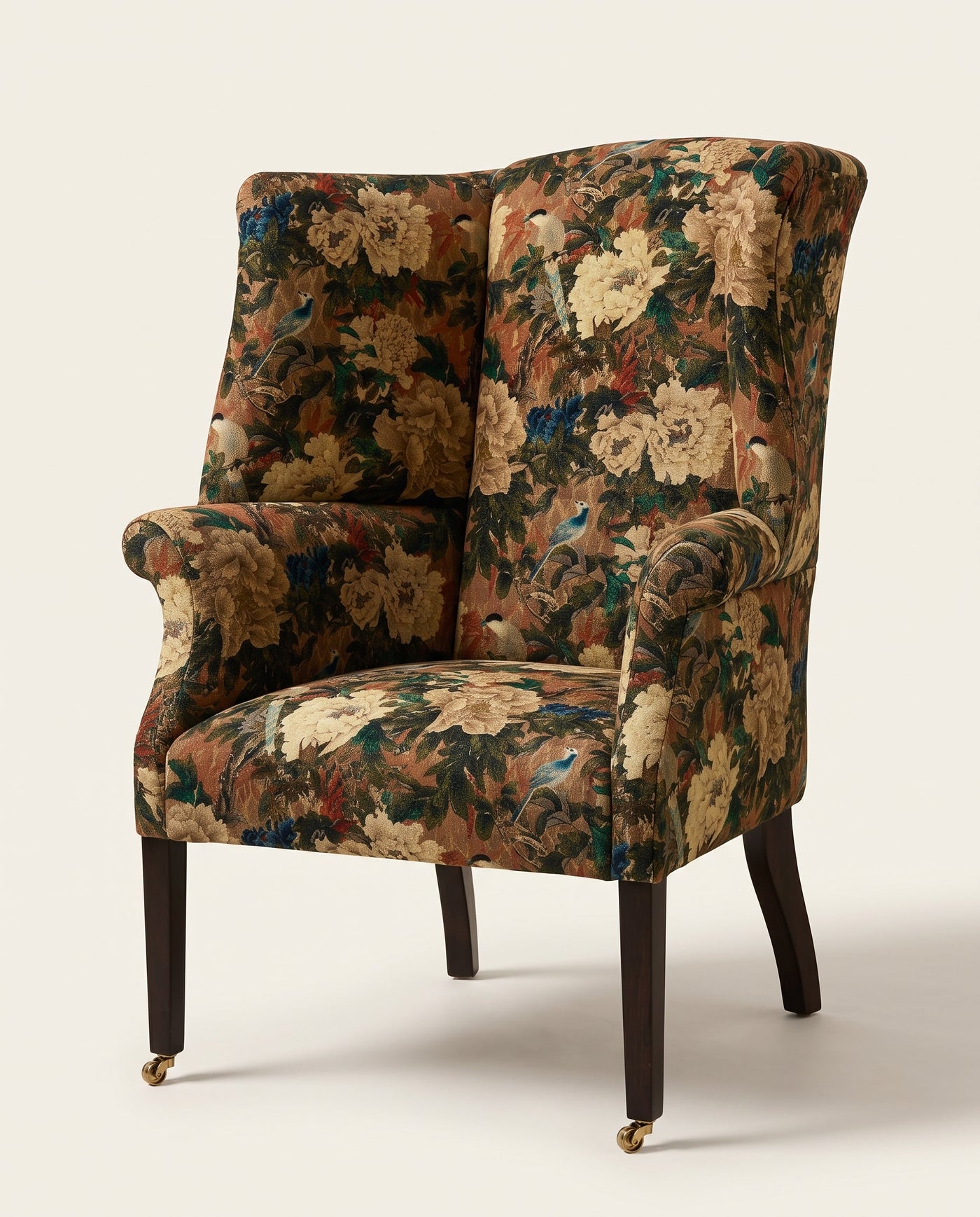 Jio Arlington fåtölj, fast sits klädd i Oriental Garden Mole