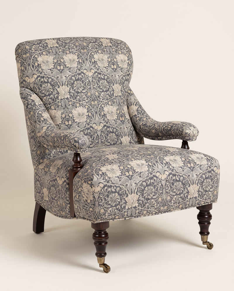 Pure Honeysuckle & Tulip Print Tyg — Morris & Co