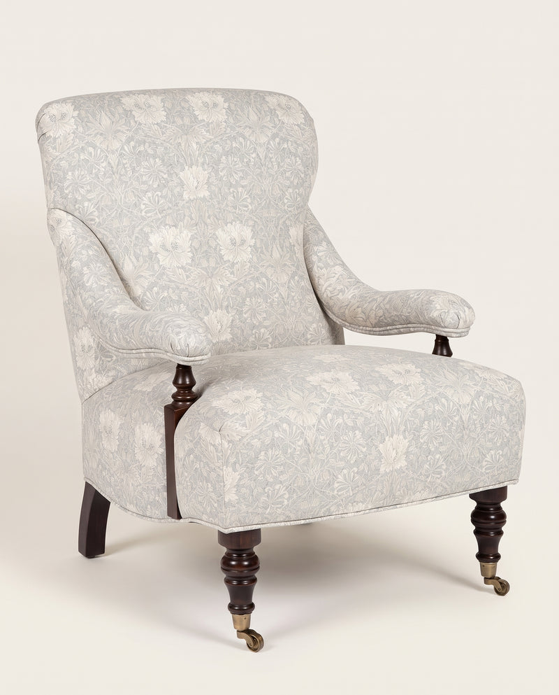 Pure Honeysuckle & Tulip Print Tyg — Morris & Co