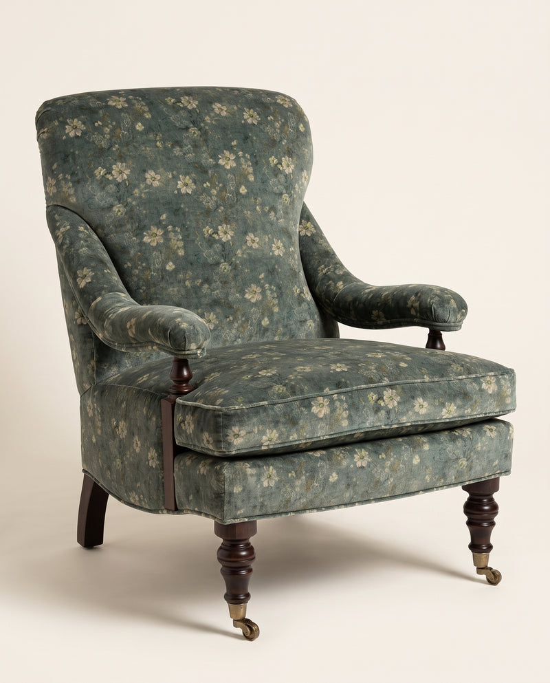 Queen's Garden Velvet Tyg — G P & J Baker