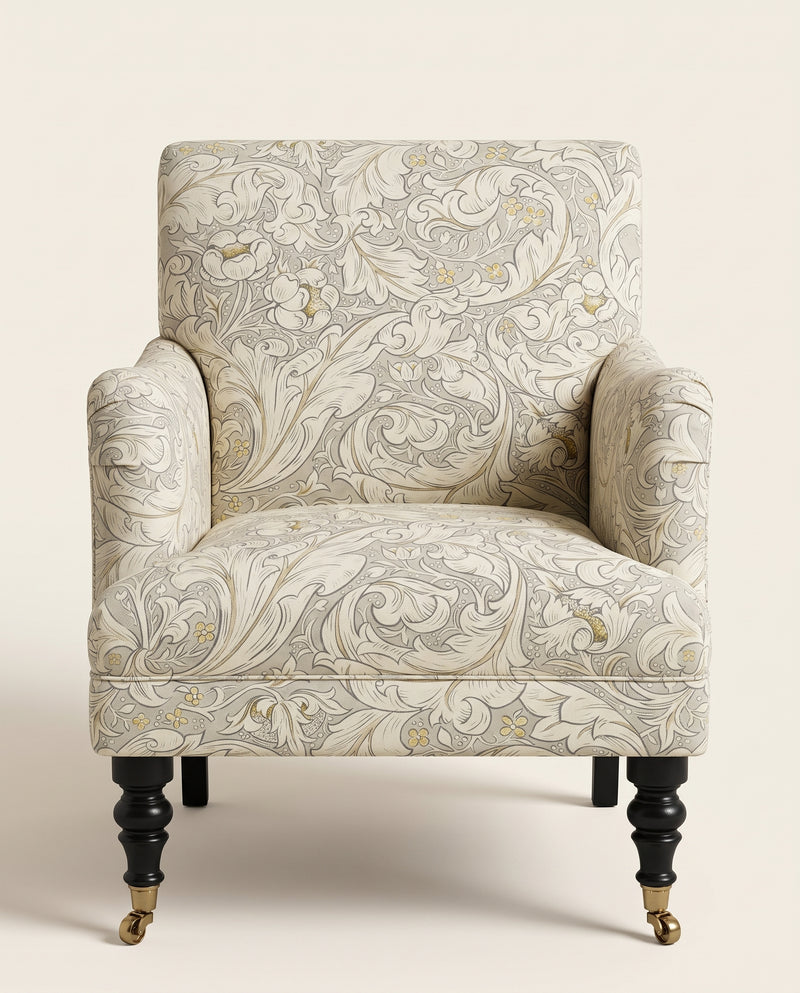 Pure Bachelors Button Print Tyg — Morris & Co