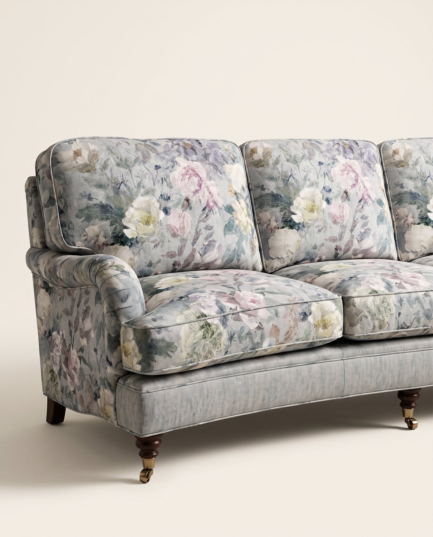 Jio Charles soffa 3-sits svängd 250 cm klädd i Marianne Viola