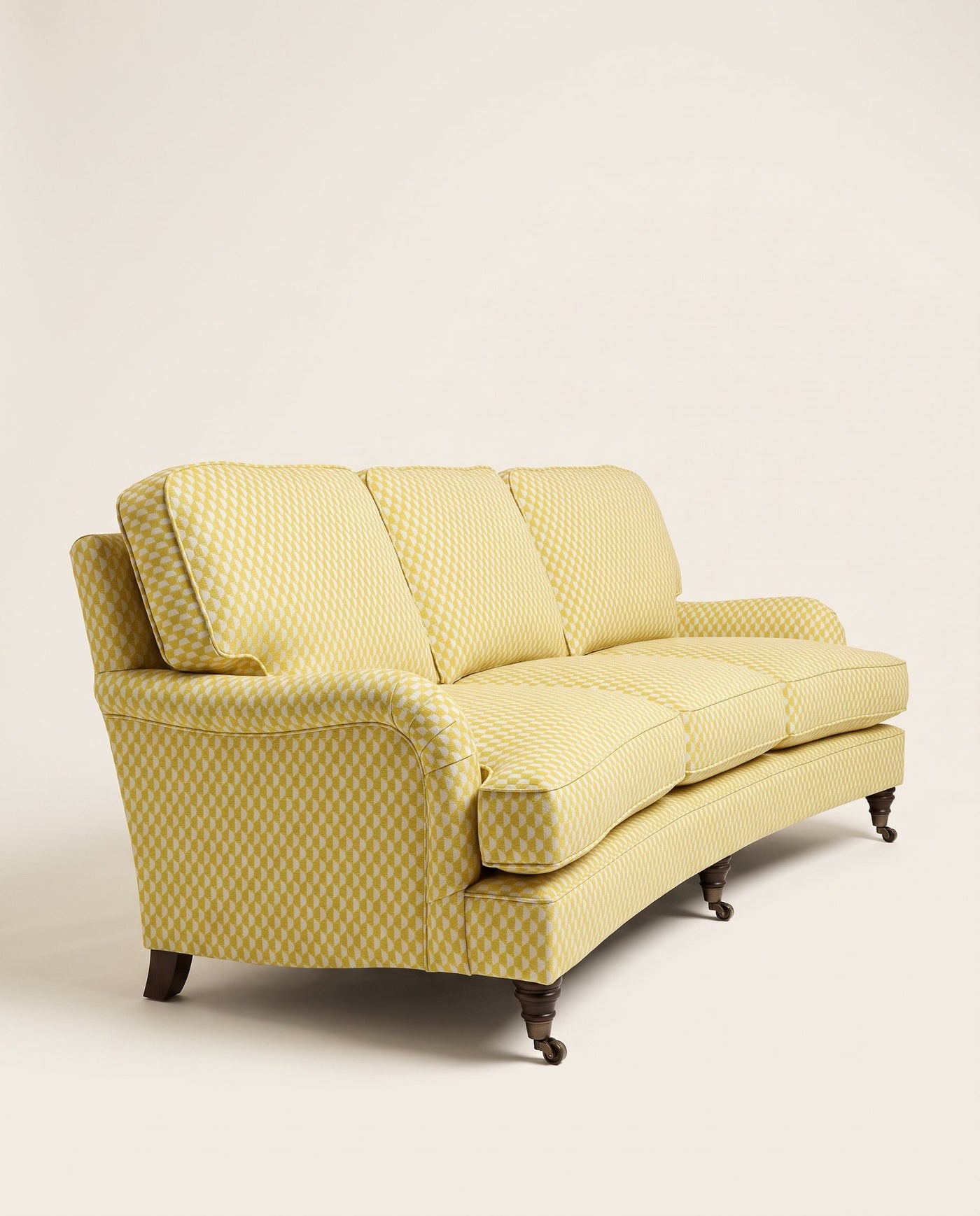 Jio Charles soffa 3-sits svängd 250 cm klädd i Pepino Cactus