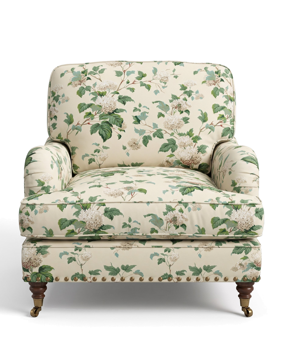 Jio Charles fåtölj klädd i Chantilly Cream — Colefax & Fowler