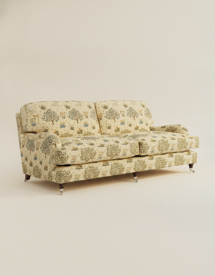 Jio Charles soffa 2-sits 196 cm klädd i Orchard Olive/Gold