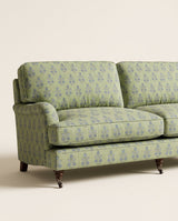 Jio Charles soffa 2-sits 196 cm klädd i Poppy Sprig Green/Blue