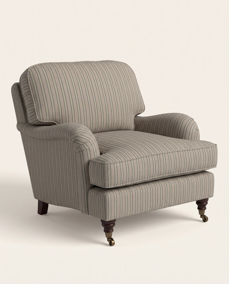 Melcombe Stripe Tyg — Colefax & Fowler